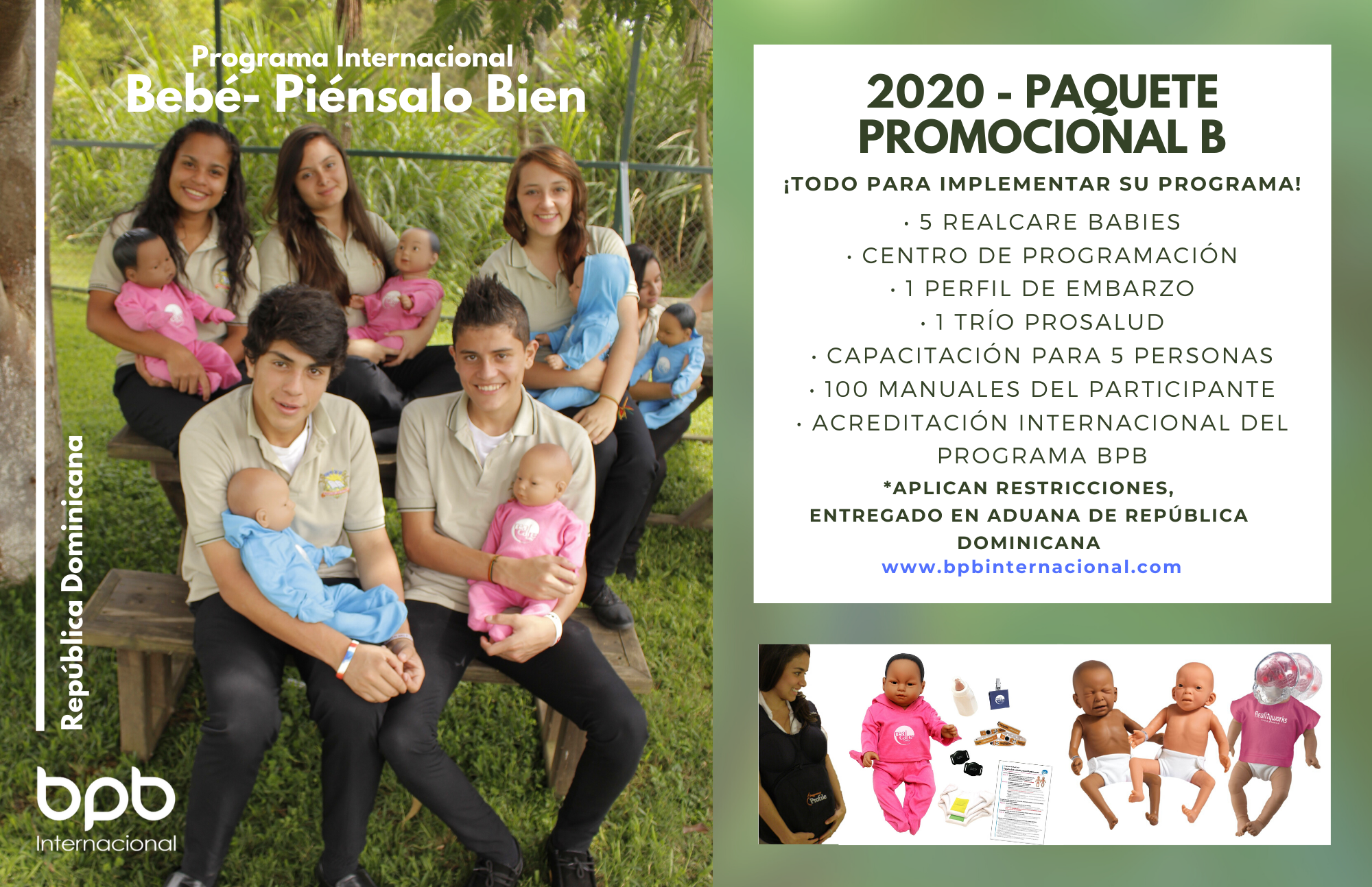 Paquete Promocional B · República Dominicana